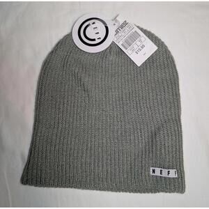 NEFF Grey Knit Beanie Hat NWT Zumiez Skater